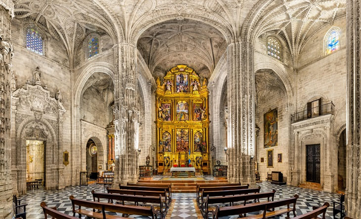 iglesia de san Miguel, interior, jerez de la frontera