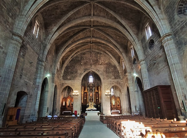 iglesia de Santa María, interior Mora de Rubielos