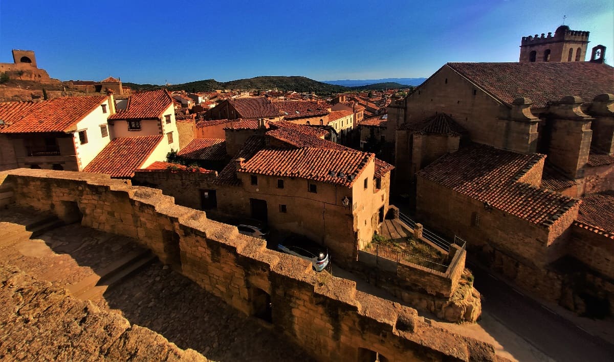 castillo vista de Mora de Rubielos