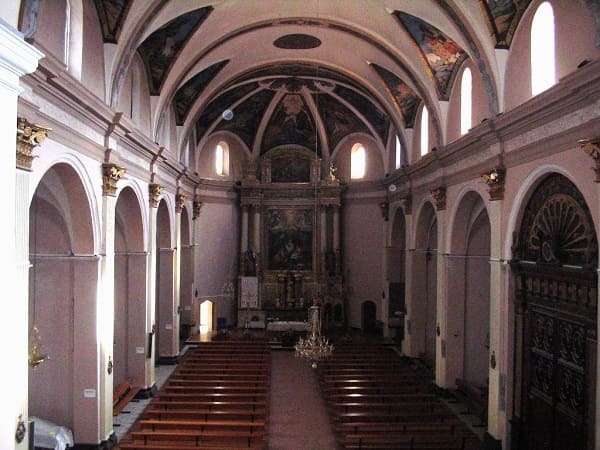 Iglesia de la Natividad, interior, Monreal del Campo