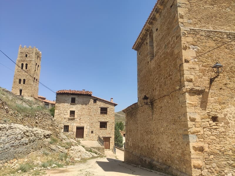 torre vigia antiguo castillo, Villaroya de los Pinares