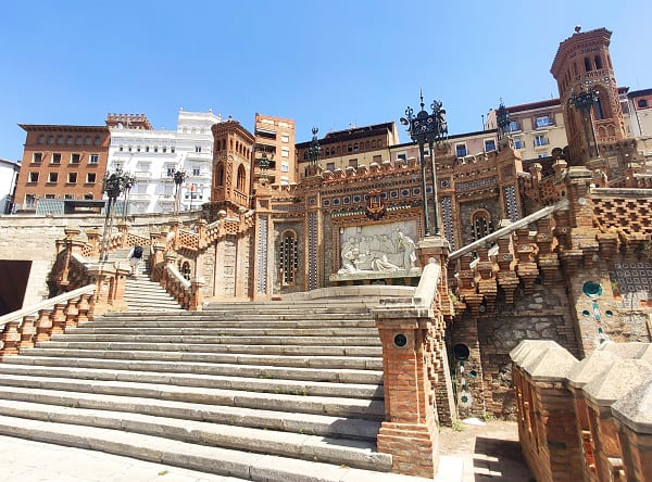 escalinata mudejar Teruel