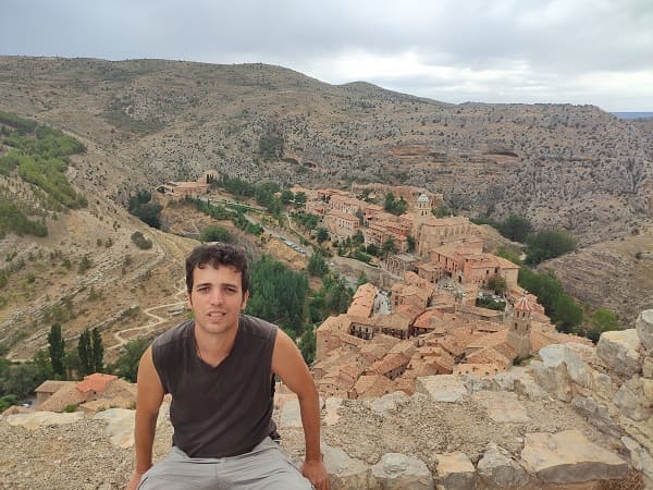 vista de Albarracin desde murallas