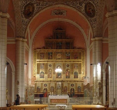 iglesia de Santa Maria la Mayor, retablo mayor, La Fresneda