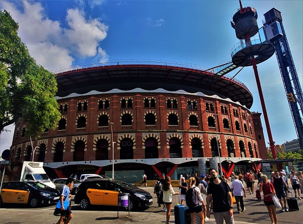 centro comercial, plaza de España, Barcelona