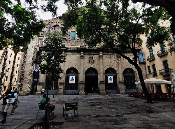 iglesia de Justo y Pastor, fachada, Barcelona