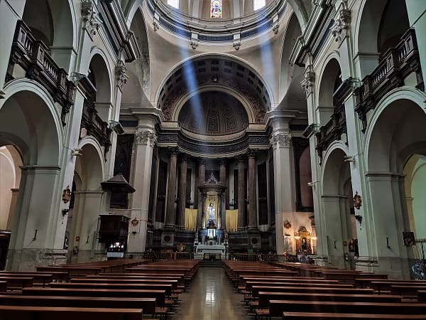 iglesia de Justo y Pastor, interior, Barcelona