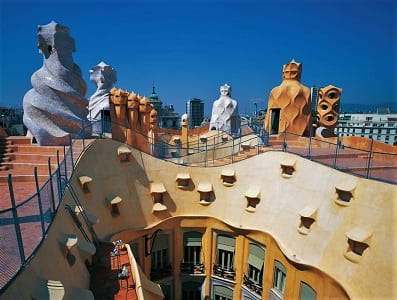 casa Pedrera, azotea, Barcelona