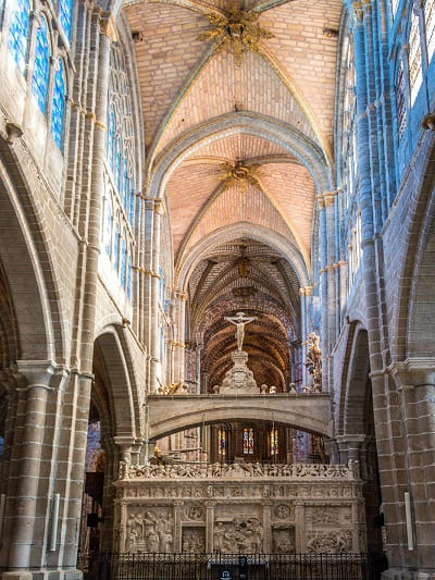 interior de la catedral de Avila