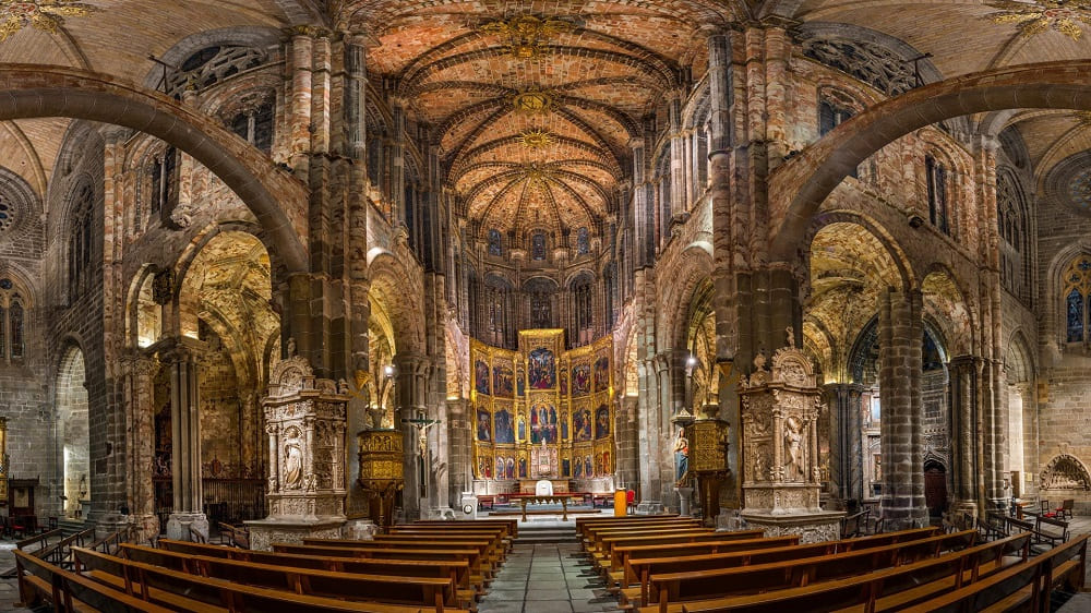 interior de la catedral de Avila