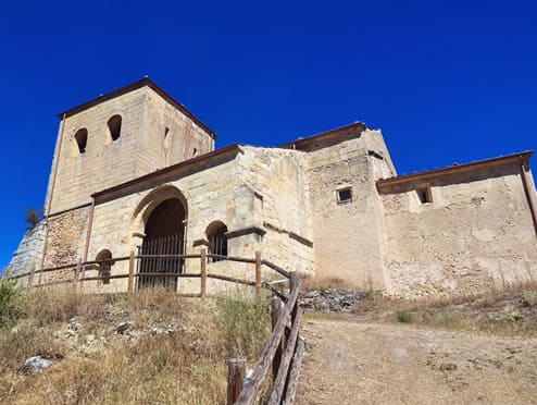 ermita virgen del barrio romanica, navares de las cuevas