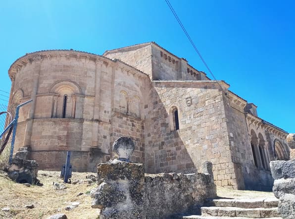 iglesia san miguel, abside, fuentidueña