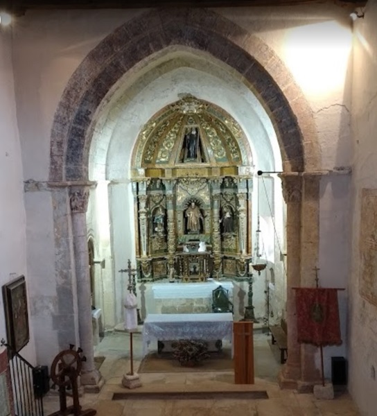 iglesia de san Vicente, interior, Pelayos del Arroyo