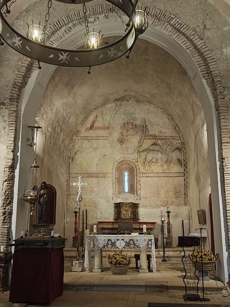 iglesia de san Miguel, interior, Sotosalbos