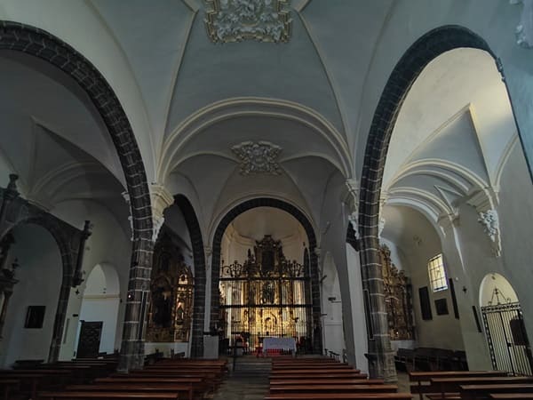 iglesia de Santo Domingo, interior, Arevalo