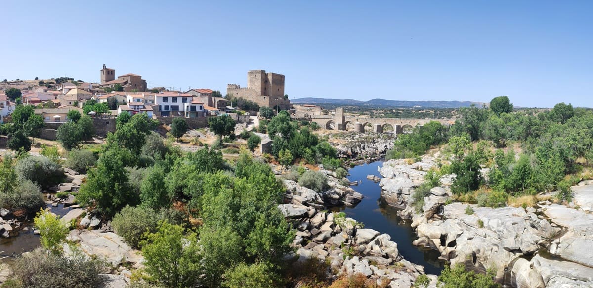 castillo de Davila, vista panoramica, Puente de Congosto