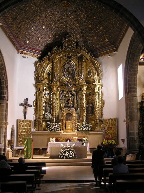 iglesia de la Asunción, retablo, Candelario