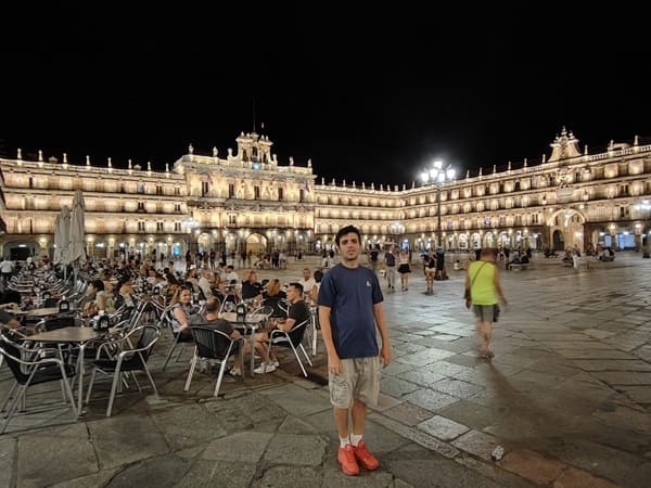 universidad de Salamanca, noche