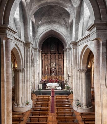 iglesia de san Martín de Tours, interior, Salamanca