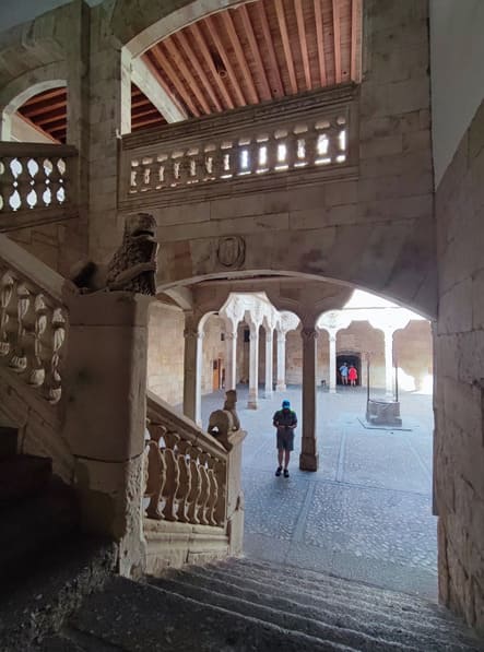 casa de las Conchas, escalera, Salamanca
