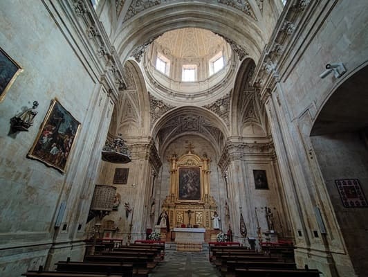 iglesia de san Sebastian, interior, Salamanca