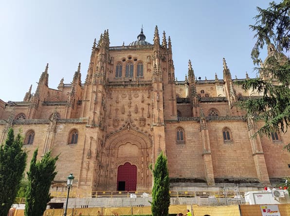 catedral Nueva de Salamanca, fachada lateral
