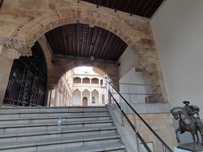 palacio de Salinas, escaleras, Salamanca