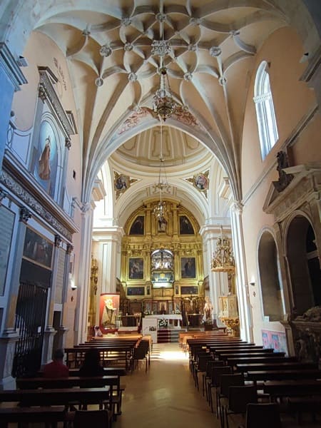 iglesia de la Asuncion, interior, Alba de Tormes