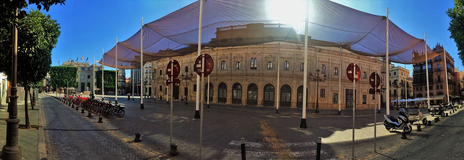 casa consistorial, panoramica, Sevilla