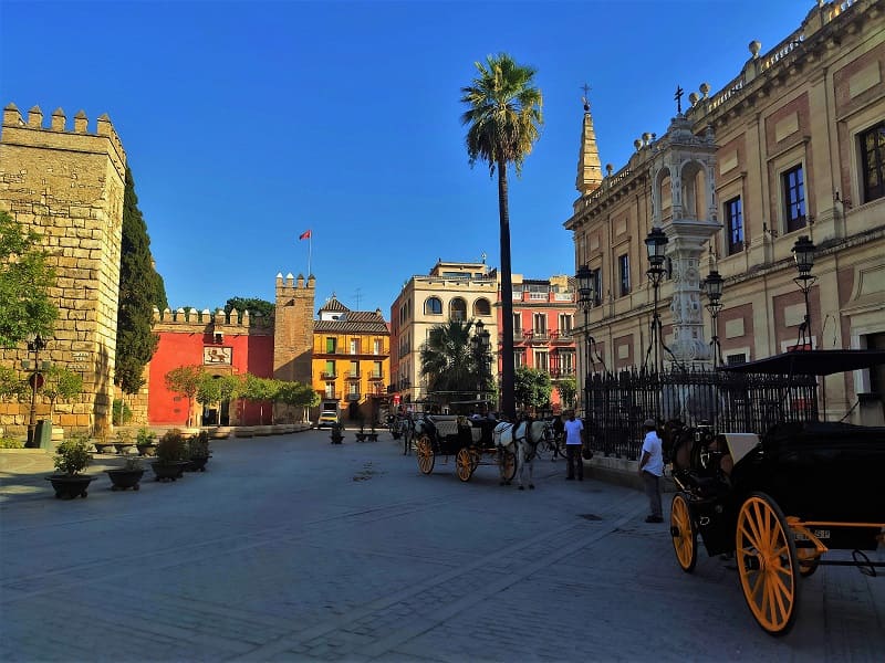 plaza del los reales alcazares, Sevilla