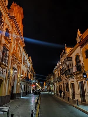 Triana, noche, Sevilla