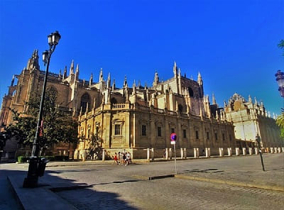 fachada de la catedral, Sevilla