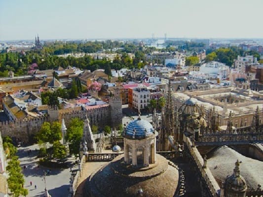 vista desde la giralda, Sevilla
