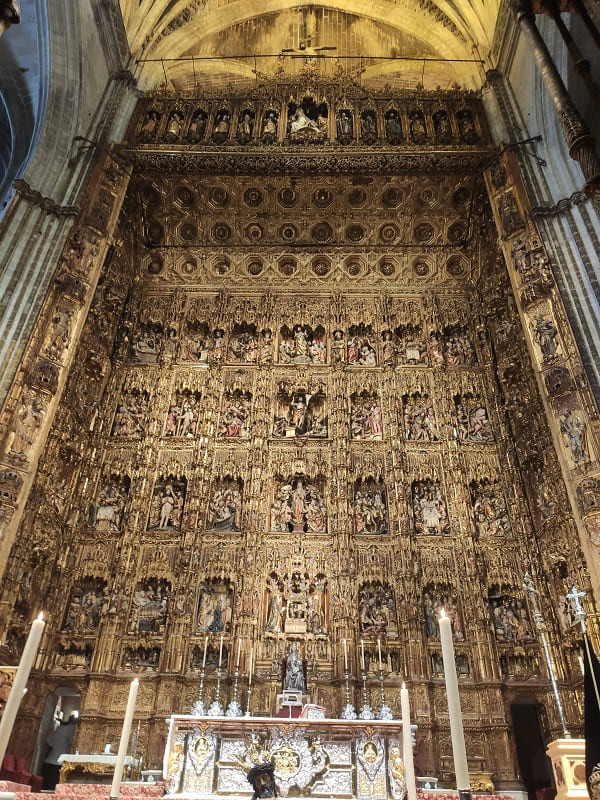 retablo mayor de la catedral de Sevilla
