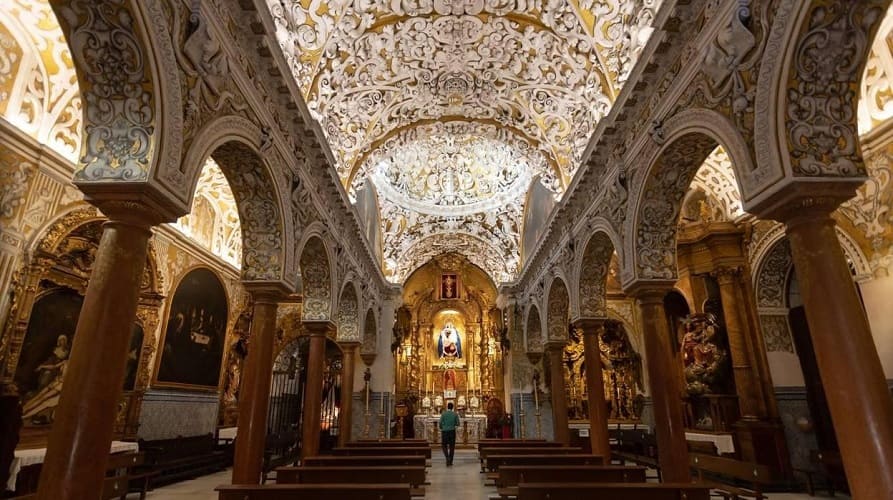 iglesia de santa Maria la Blanca, interior, Sevilla