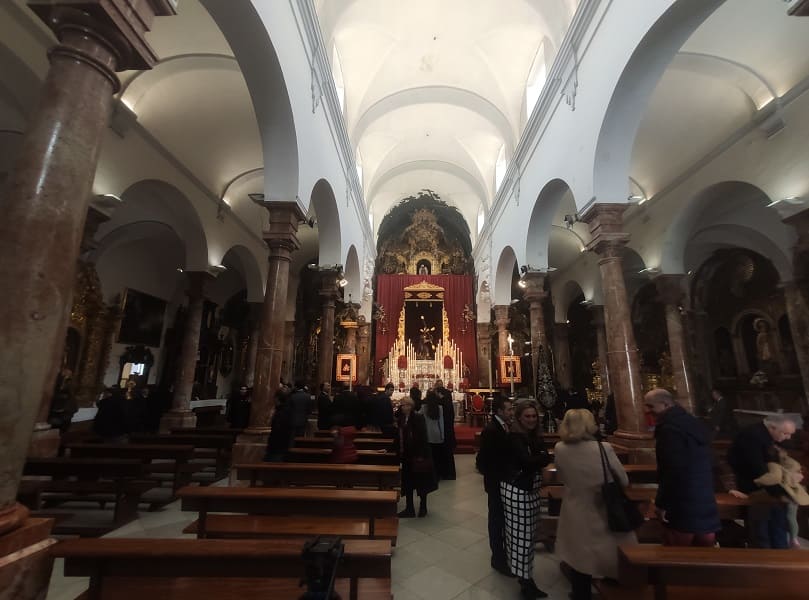 iglesia de san Nicolas de Bari, interior, Sevilla