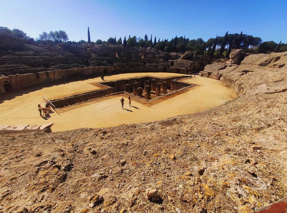 italica, anfiteatro, Santiponce