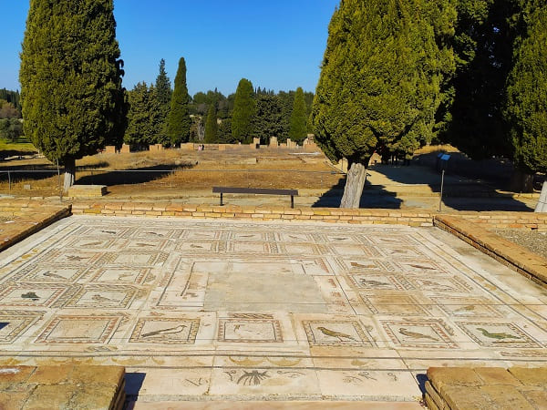 italica, casa de los pajaros, Santiponce