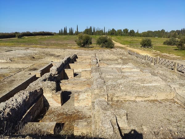 italica, termas romanas, Santiponce