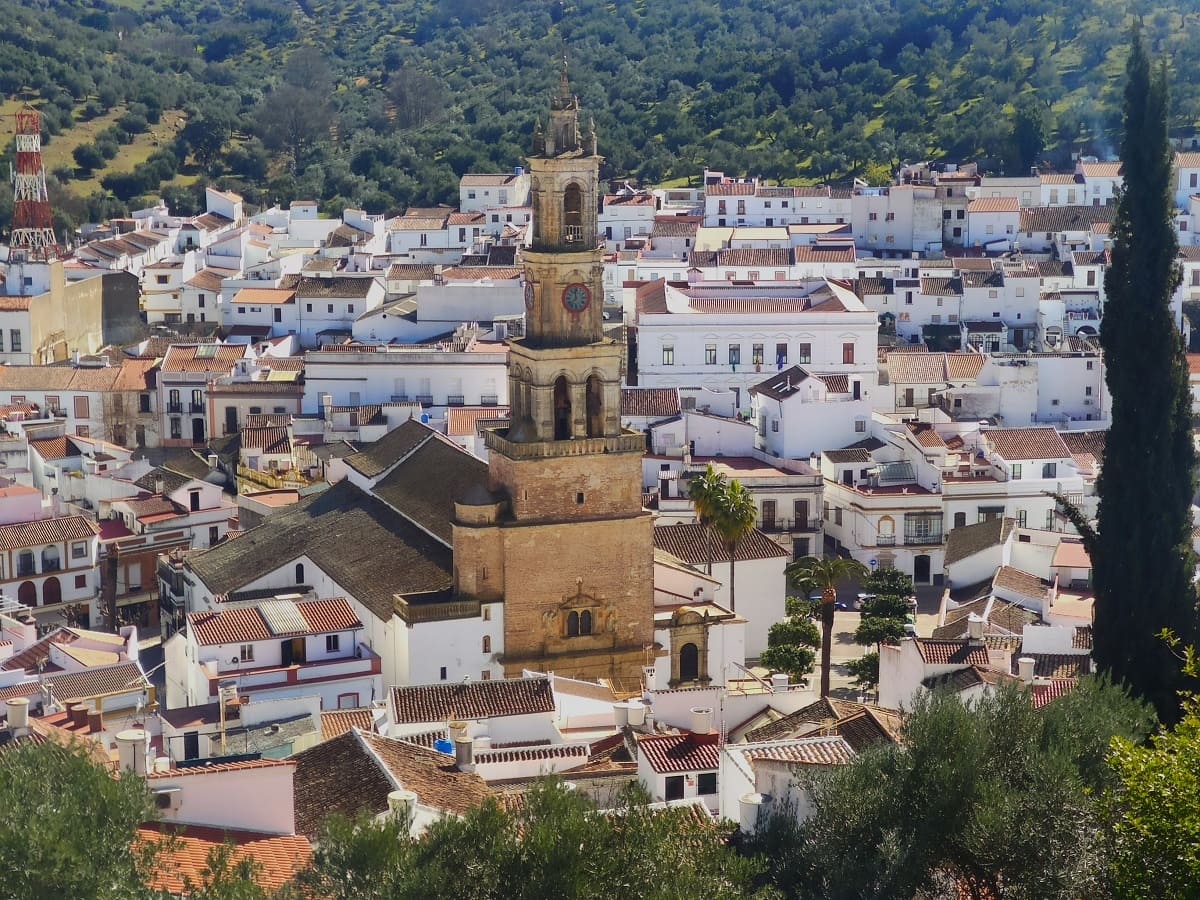 vista panoramica desde castillo de Constantina