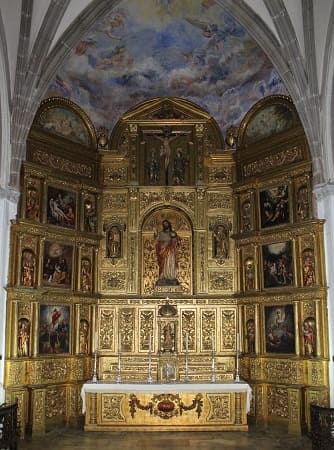iglesia Divino Salvador, retablo, Cortegana