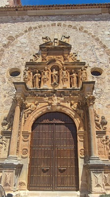 iglesia de la Asuncion, puerta, Orcera