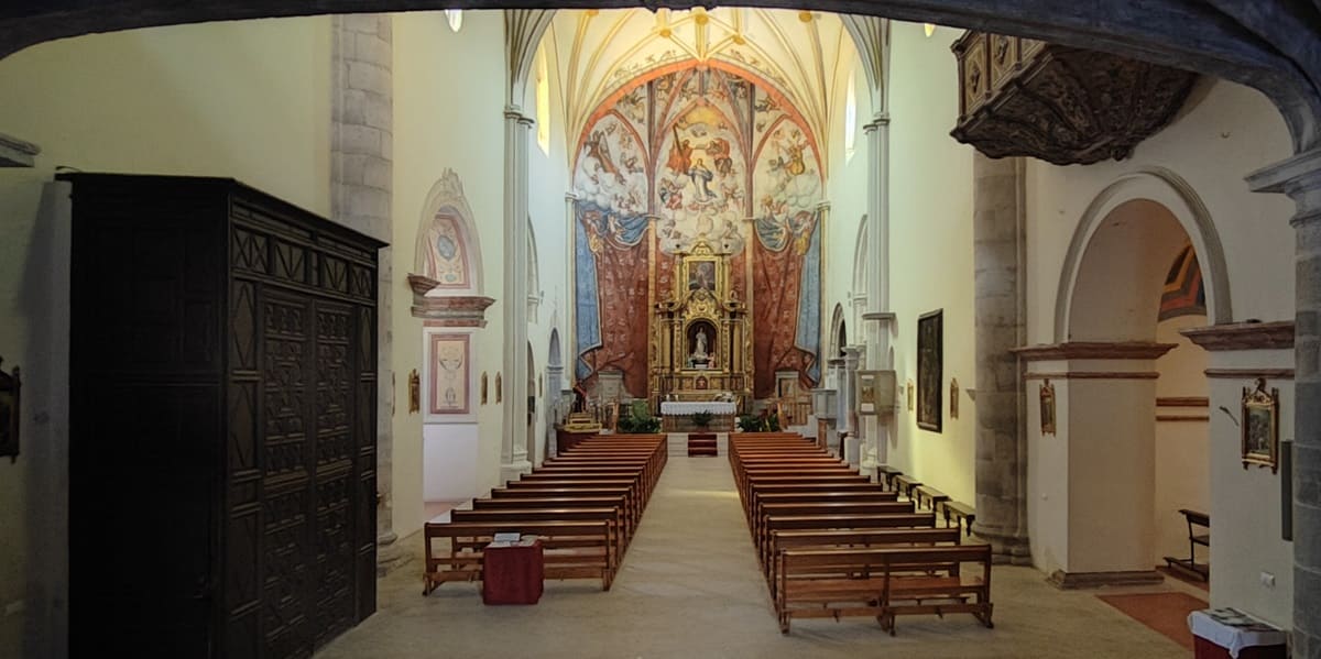 iglesia de la Asunción, interior, Jorquera