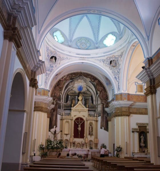 iglesia de Santiago, interior, Fuentealbilla
