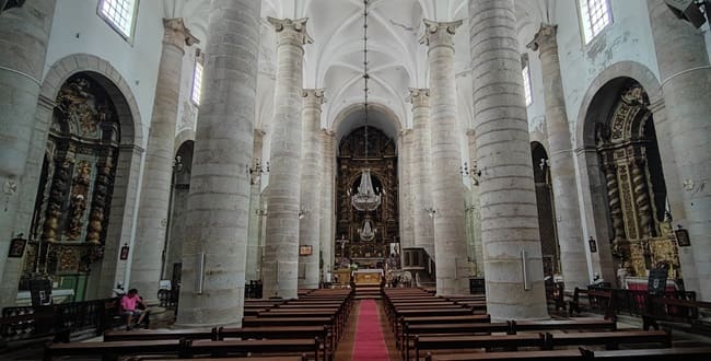 iglesia de san Antonio, interior, Evora