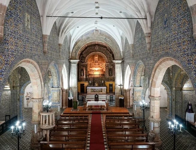 iglesia de la asunción, interior, Alvito