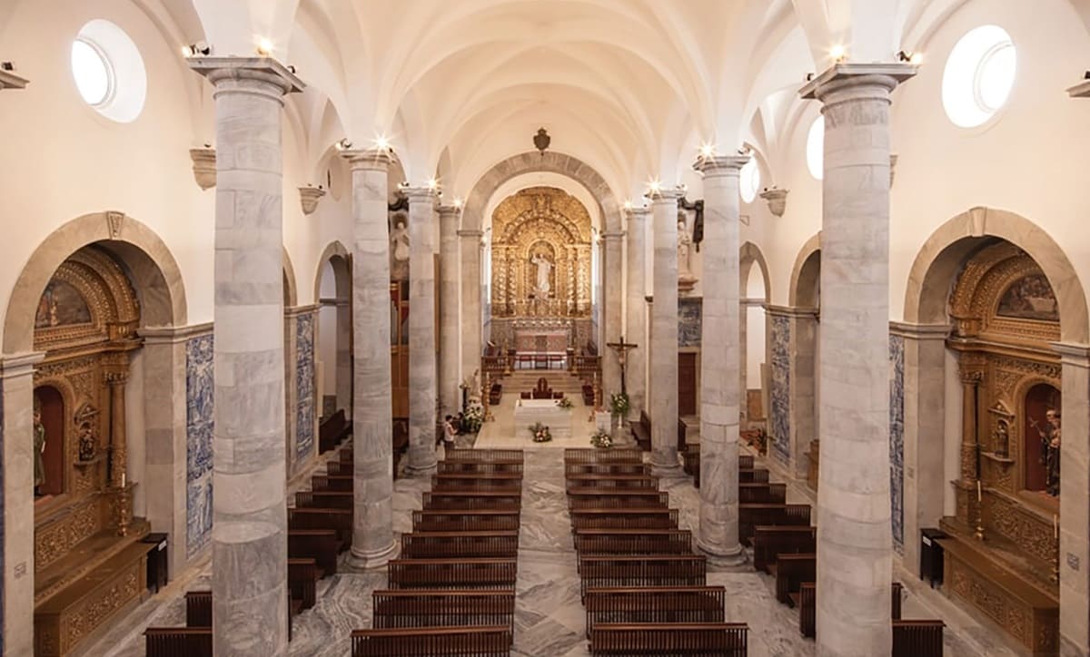 Beja, iglesia de Santiago, interior