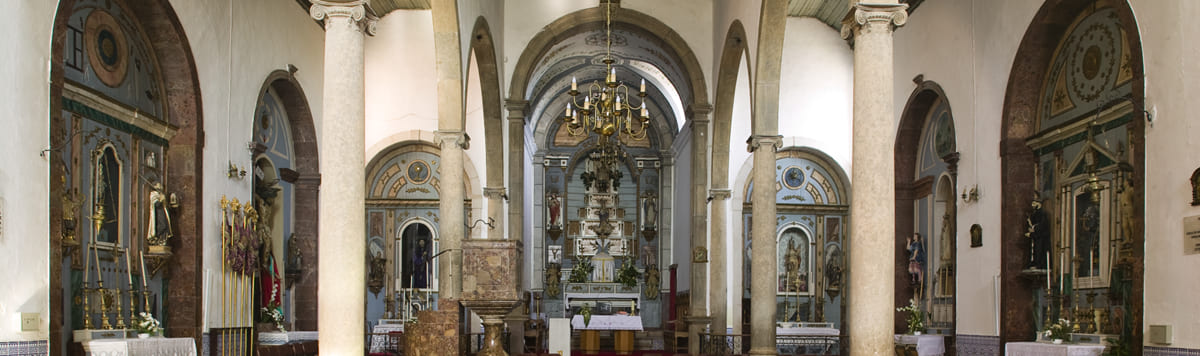 iglesia matriz, interior, Estoi