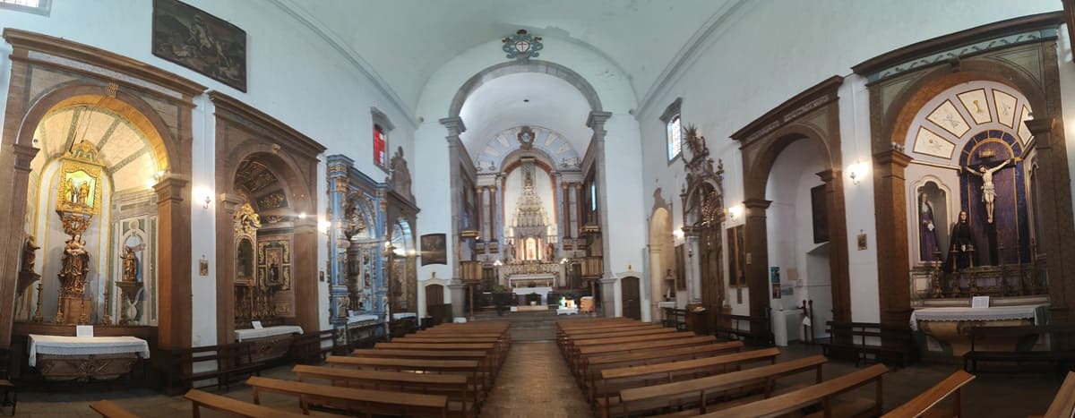 Tavira, iglesia de Santiago, panoramica