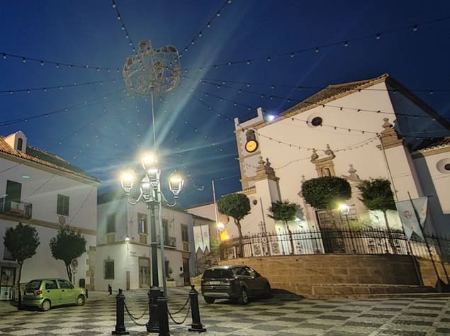 iglesia santa María la Coronada, San Roque